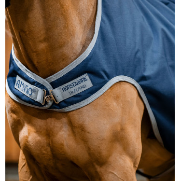 Manta para caminador Horseware Amigo Ripstop 900D 100 g Marino / gris titanio Azul marino