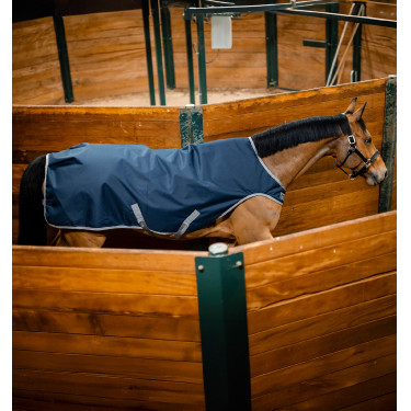 Manta para caminador Horseware Amigo Ripstop 900D 100 g Marino / gris titanio Azul marino