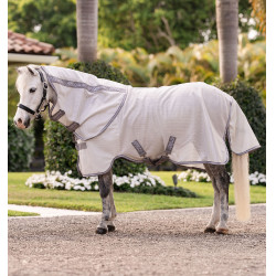 Manta antimoscas para poni Amigo® Bug Rug Plus Plata / gris titanio / plata