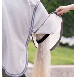 Manta antimoscas para poni Amigo® Bug Rug Plus Plata / gris titanio / plata