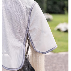 Manta antimoscas para poni Amigo® Bug Rug Plus Plata / gris titanio / plata