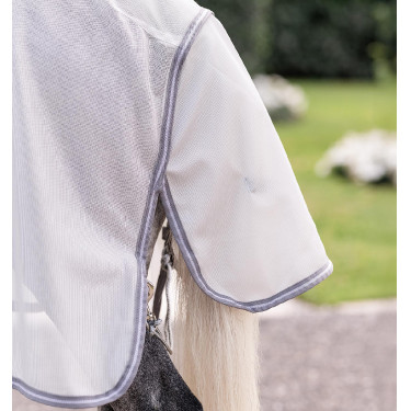 Manta antimoscas para poni Amigo® Bug Rug Plus Plata / gris titanio / plata