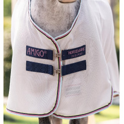 Manta antimoscas para poni Amigo® Bug Rug Plus Plata / limón / marino / rosa / azul Manta antimoscas para poni Amigo® Bug Rug Plus Plata / limón / marino / rosa / azul