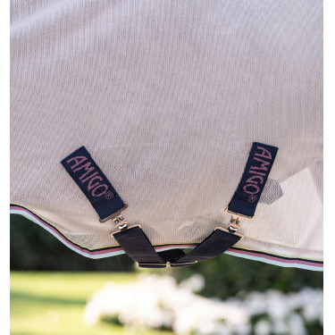 Manta antimoscas para poni Amigo® Bug Rug Plus Plata / limón / marino / rosa / azul Manta antimoscas para poni Amigo® Bug Rug Plus Plata / limón / marino / rosa / azul