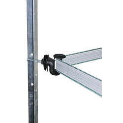 Aislador de cinta angular Cavallo AKO de 40 mm por 10 Aislador de cinta angular Cavallo AKO de 40 mm por 10