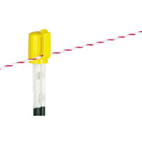 Aislador de cabeza AKO T-Post por 25 Negro