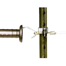 Aislador de doble anclaje para poste en T AKO, conjunto con 4 unidades Aislador de doble anclaje para poste en T AKO, conjunto con 4 unidades
