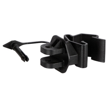 Aislador Pinlock AKO T-Post por 25 Negro