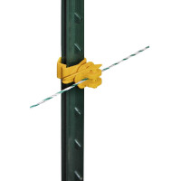 Aislador Pinlock AKO T-Post por 25 Amarillo