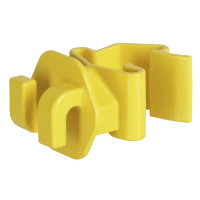 Aislador de cuerda AKO T-Post por 25 Amarillo Aislador de cuerda AKO T-Post por 25 Amarillo