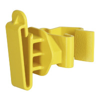 Aislador de cinta AKO T-Post por 25 Amarillo Aislador de cinta AKO T-Post por 25 Amarillo