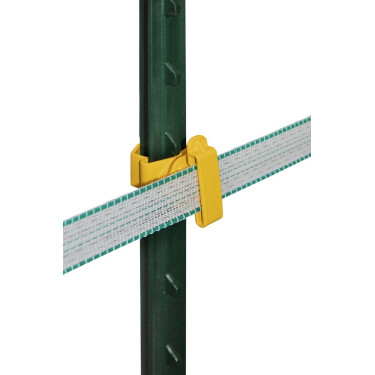 Aislador de cinta AKO T-Post por 25 Amarillo