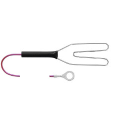 Cable de conexión para cercas con pinza en forma de corazón AKO