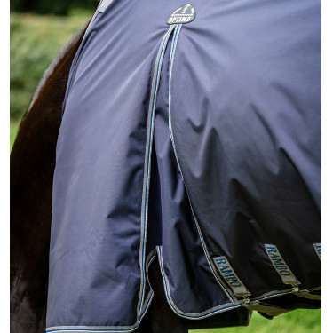 Manta Horseware Rambo Optimo Bundle 0g + Liner 200g Marino / tormenta / gris plateado Azul marino