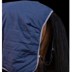 Manta de cuadra Horseware Rhino Original Vari-Layer 250g Negro / gris titanio / azul clásico