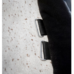 Manta de cuadra Horseware Rhino Original Vari-Layer 250g Negro / cuadros blanco gris