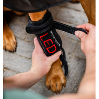 Protectores terapéuticos para perros Horseware con luz roja LED Negro / negro