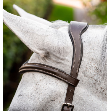 Brida Horseware Micklem Deluxe Competition Havana oscuro Marr&amp;amp;amp;oacute;n