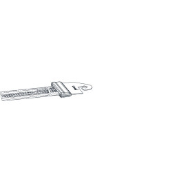 Asa de barrera con conector de cinta Litzclip® AKO Asa de barrera con conector de cinta Litzclip® AKO