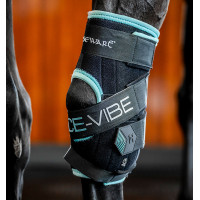 Protectores de corvejones Horseware Ice-Vibe Negro / azul aqua