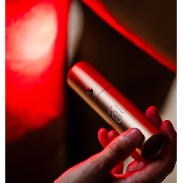 Estilete de terapia Horseware con luz roja LED Negro / negro