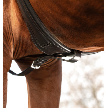 Pechopetral Horseware Micklem con martingala Negro