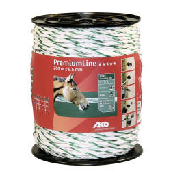 PremiumLine cordón AKO para cercas de pastos Blanco / verde