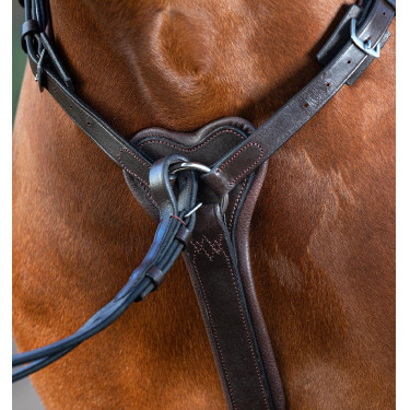 Pechopetral Horseware Micklem con martingala Castaño Marr&amp;amp;amp;oacute;n