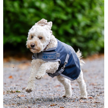 Manta terapéutica para perro Horseware Ionic 50 g Azul imperial / plateado y marino