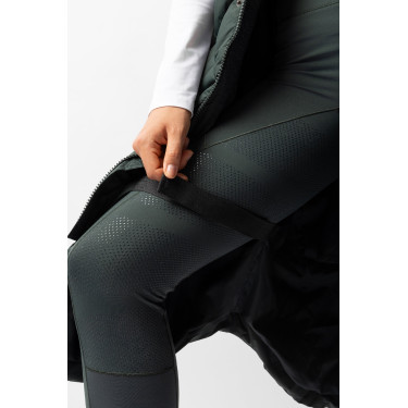 Chaleco largo acolchado sin mangas Gem B Vertigo Escarabajo verde