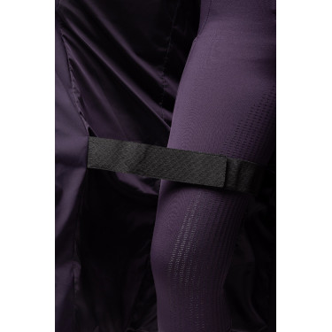 Abrigo largo acolchado para mujer Paloma Horze Hierba mora negra Abrigo largo acolchado para mujer Paloma Horze Hierba mora negra