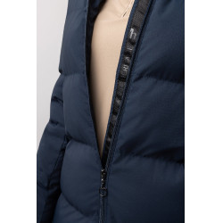 Abrigo largo acolchado para mujer Paloma Horze Arándano Gris