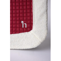 Manta de montar mixta de Navidad Horze Roja Rojo