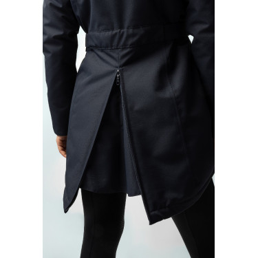 Plumífero calefactable largo Jadine Horze invierno Marino Azul marino