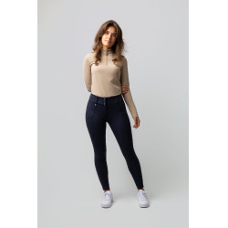 Pantalón de equitación térmico Horze Grand Prix Pro con grip integral para mujer