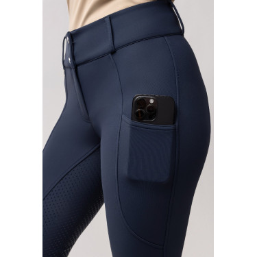 Pantalón de equitación térmico Horze Grand Prix Pro con grip integral para mujer
