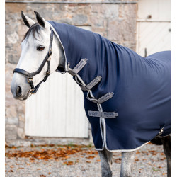 Manta secante Horseware integral Amigo Jersey Marino / gris titanio / plata Azul marino Manta secante Horseware integral Amigo Jersey Marino / gris titanio / plata Azul marino