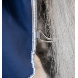 Manta secante Horseware integral Amigo Jersey Marino / gris titanio / plata Azul marino Manta secante Horseware integral Amigo Jersey Marino / gris titanio / plata Azul marino