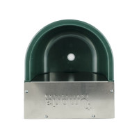 Abrevadero de nivel constante Umbria Equitazione con tapa de acero inoxidable Verde
