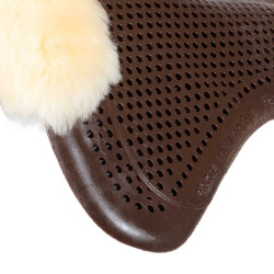 Amortiguador Acavallo Gel NS-S Classic-S recortado plano Marrón / borrego natural