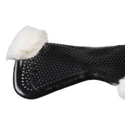 Amortiguador Acavallo Gel NS-S Classic-S recortado plano Negro / borrego blanco