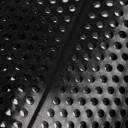 Amortiguador Acavallo Gel NS-S Classic-S recortado plano Negro / borrego blanco