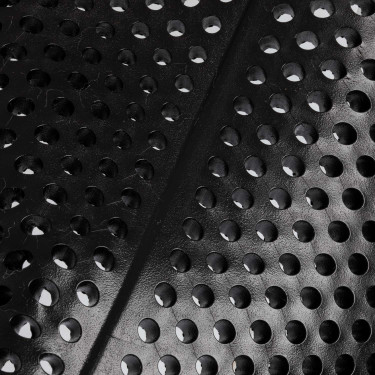 Amortiguador Acavallo Gel NS-S Classic-S recortado plano Negro / borrego blanco