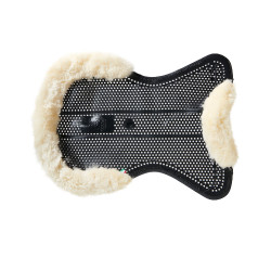 Amortiguador Acavallo Gel NS-S Classic-S recortado plano Negro / borrego natural