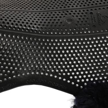 Amortiguador Acavallo Gel NS-S Classic-S recortado plano Negro / borreguillo azul