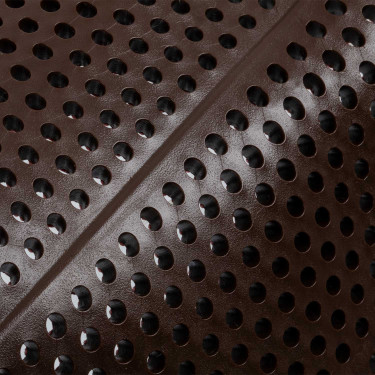 Amortiguador Acavallo Gel NS-S Classic-S recortado plano medio Marrón / borrego natural Amortiguador Acavallo Gel NS-S Classic-S recortado plano medio Marrón / borrego natural