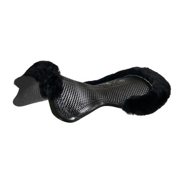 Amortiguador Acavallo Gel NS-S Classic-S recortado plano medio Negro / oveja negra
