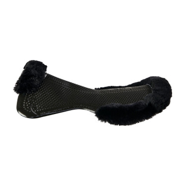 Amortiguador Acavallo Gel NS-S Classic-S recortado plano medio Negro / oveja negra