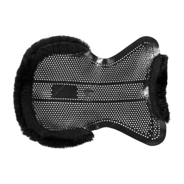 Amortiguador Acavallo Gel NS-S Classic-S recortado plano medio Negro / oveja negra