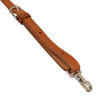 Atadura de cuero engrasado western Pool’s Aceite claro Marrón